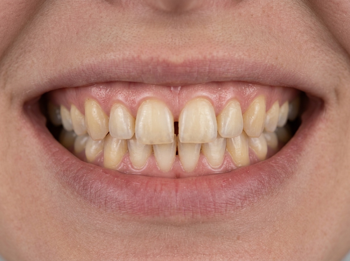 Sonrisa antes del tratamiento